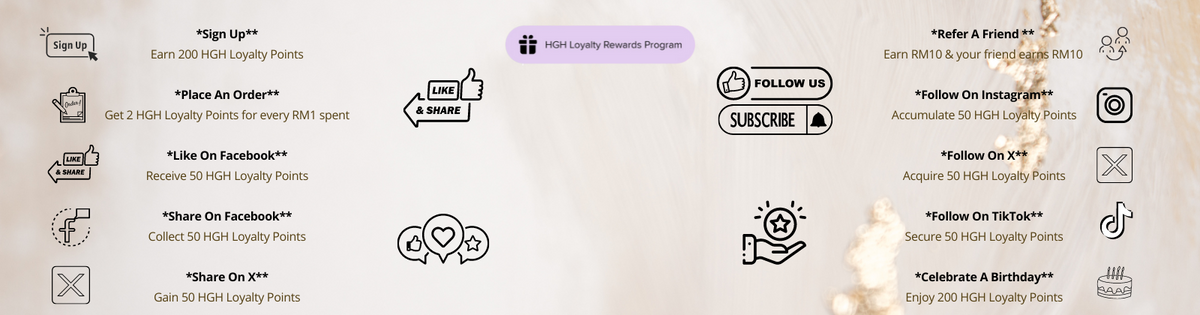 Earn HGH Loyalty Points