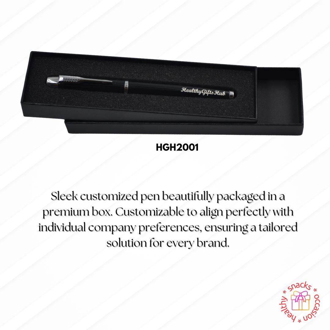 HGH Engraved Metal Ball Pen With Box