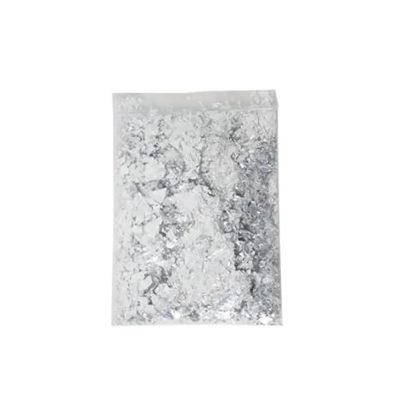 Gold, Silver & Rose Gold Foil Flakes – 1g-3g Metallic Leaf for DIY Candle Making, Crafts & Decorations
