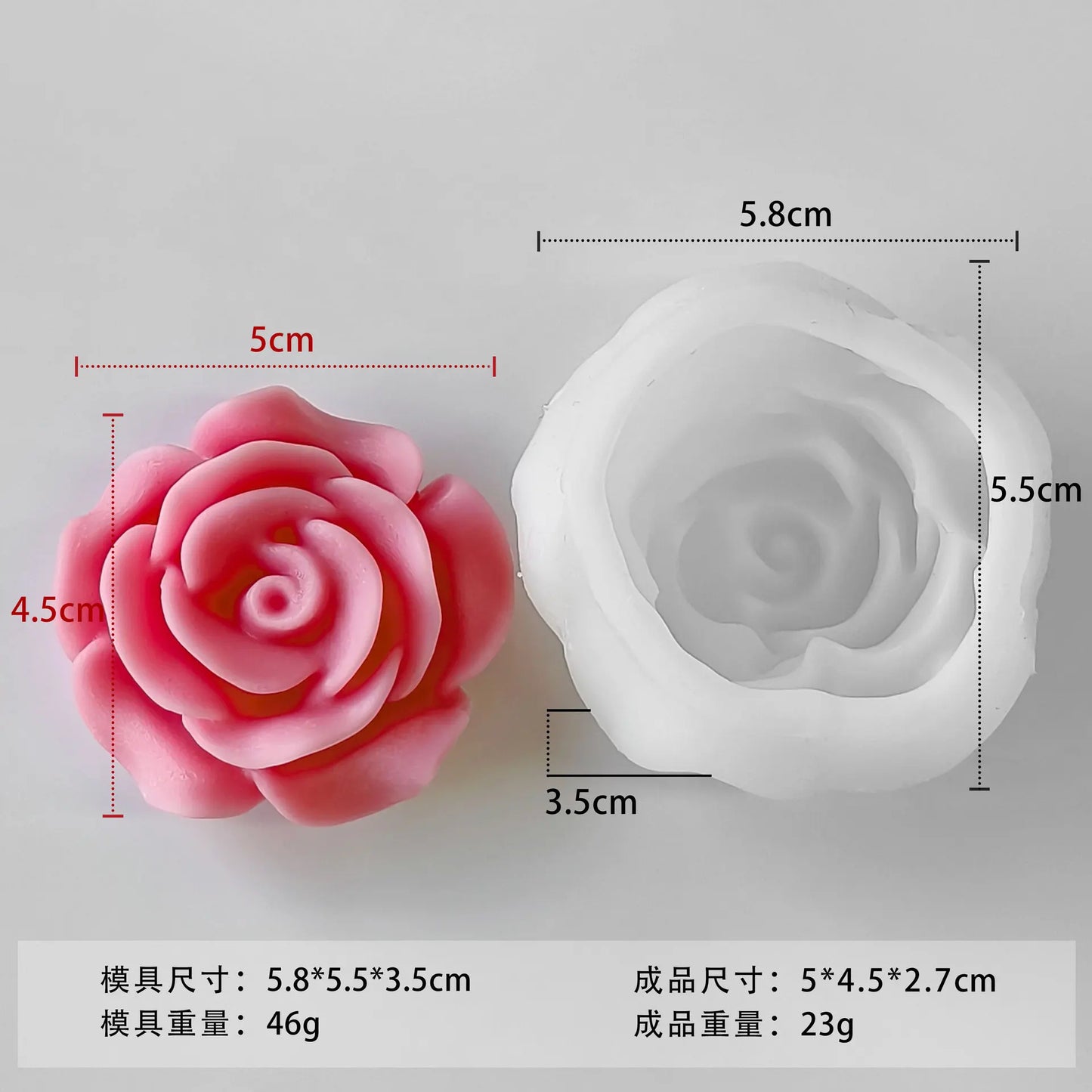 3D Tulip Silicone Mold – DIY Candle, Soap, and Craft Making Supplies
