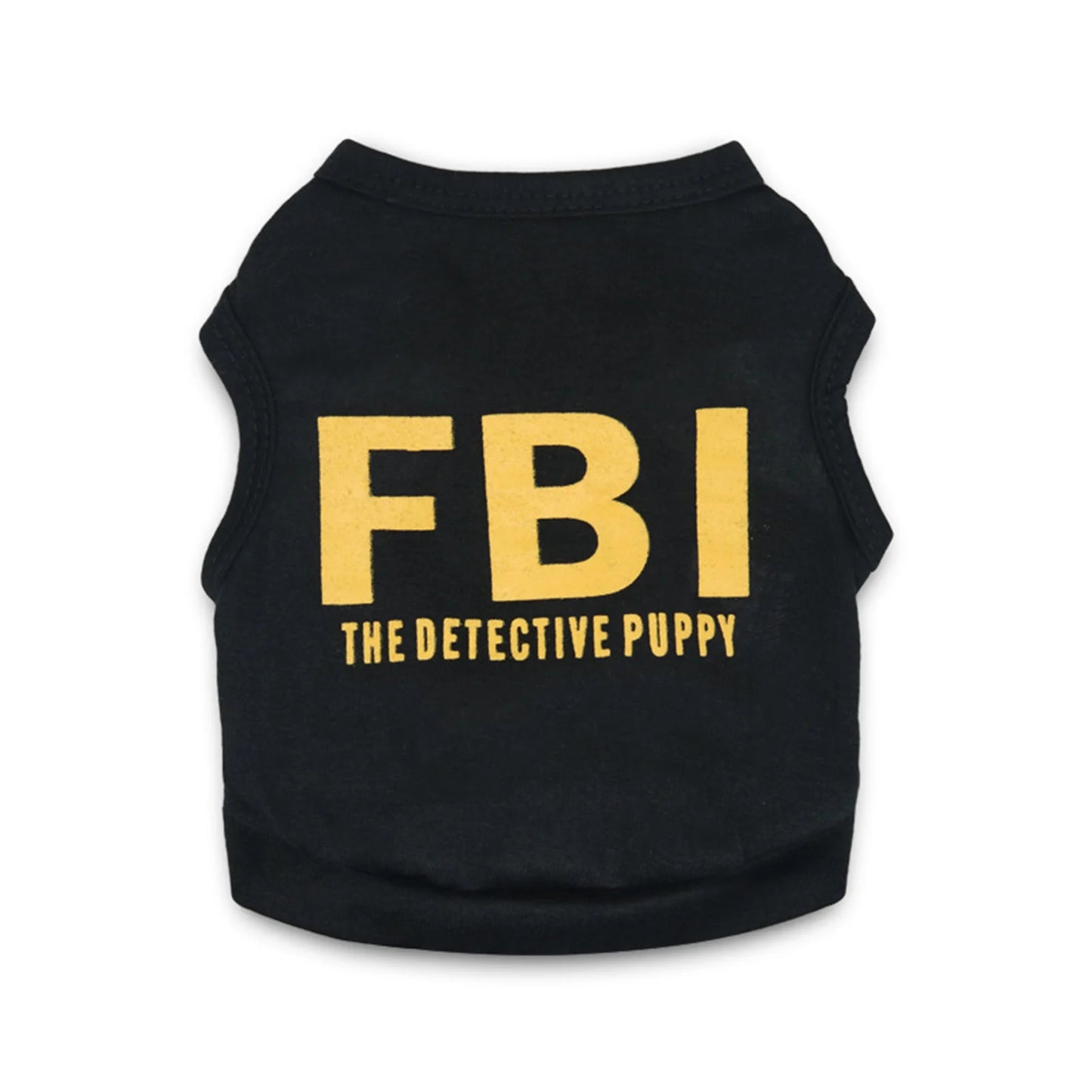 Police Suit Cosplay Dog Clothes Black Elastic Vest Puppy T-Shirt Coat Accessories Apparel Costumes Pet Clothes for Dogs Cats