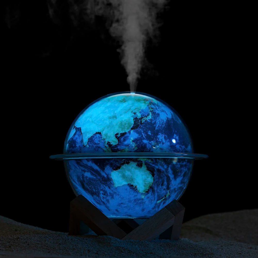 3-in1 Galaxy/Planet Humidifier 7 Colors Night Lamp Portable Aromatherapy Diffuser USB Kids Quiet Atmosphere Creative Gift Deco