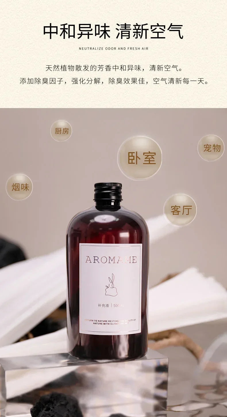 1000ml Burj Al Arab Reed Diffuser Oil Hilton Shangri-La Hotel Lasting Aromatherapy Fragrance Replacement Essential Oils for Home
