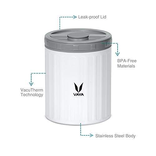 Preserve 500 ml - Vacuum Insulated Stainless Steel Meal Container, Salad Box, Meal Carrier, Portable Lunch Box, Fruit Box, 1 x 500 ml
