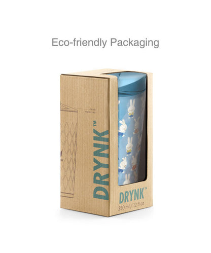 Drynk 350 ml 3 in 1 Vacuum Insulated Stainless Steel Gulper and Sipper Water Bottle (Tumbler+Sipper+Gulper) with 2 Cups, Thermos Flask