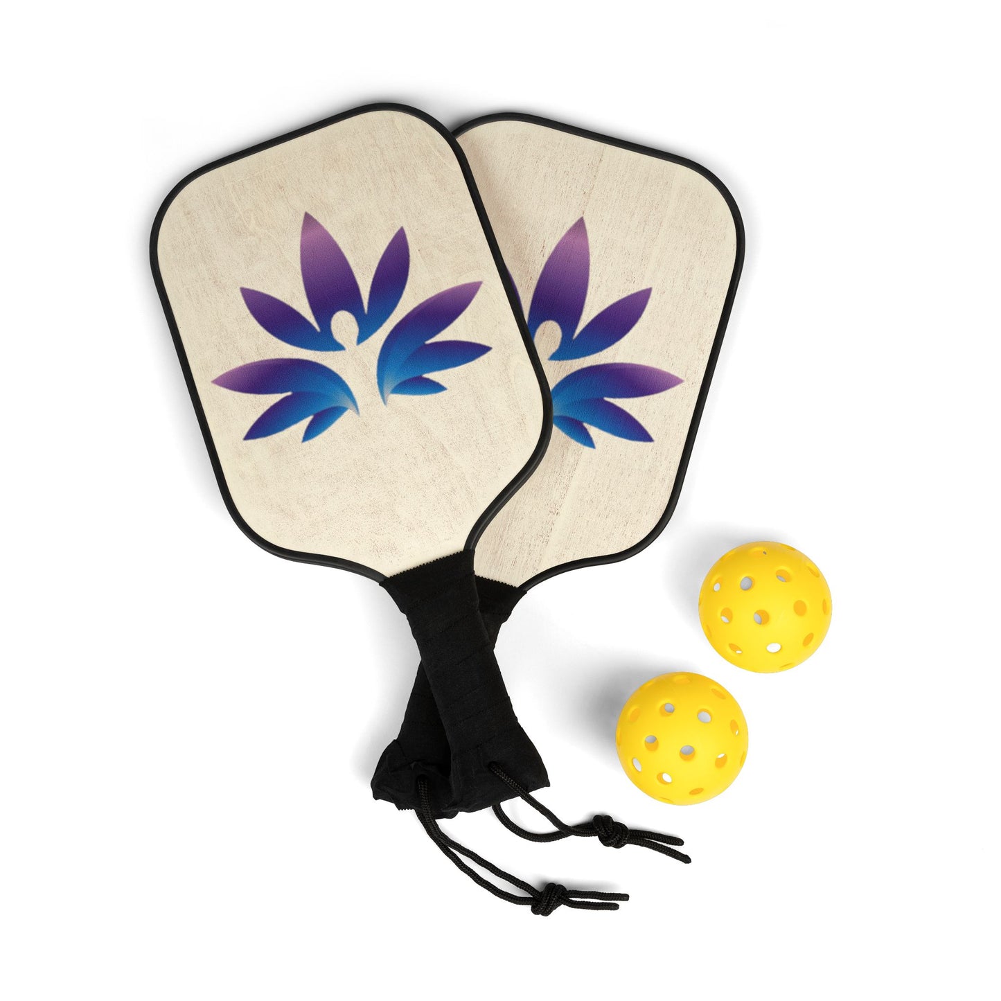 Pickleball Paddle Set with Inspirational Design