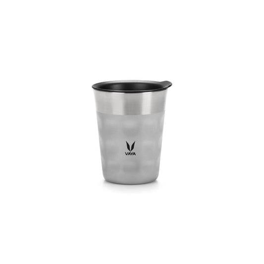 PopCup Stainless Steel Tumbler with Lid, Double Wall Vacuum Insulated Travel Mug, 250ml