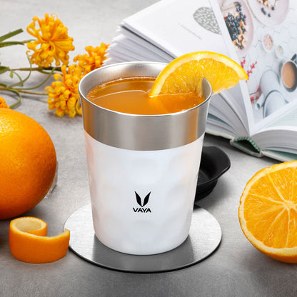 PopCup Stainless Steel Tumbler with Lid, Double Wall Vacuum Insulated Travel Mug, 250ml