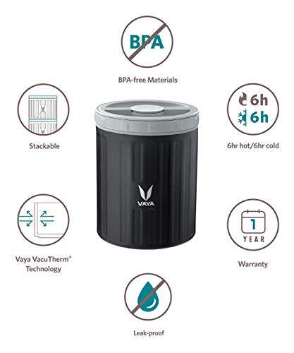 Preserve 500 ml - Vacuum Insulated Stainless Steel Meal Container, Salad Box, Meal Carrier, Portable Lunch Box, Fruit Box, 1 x 500 ml