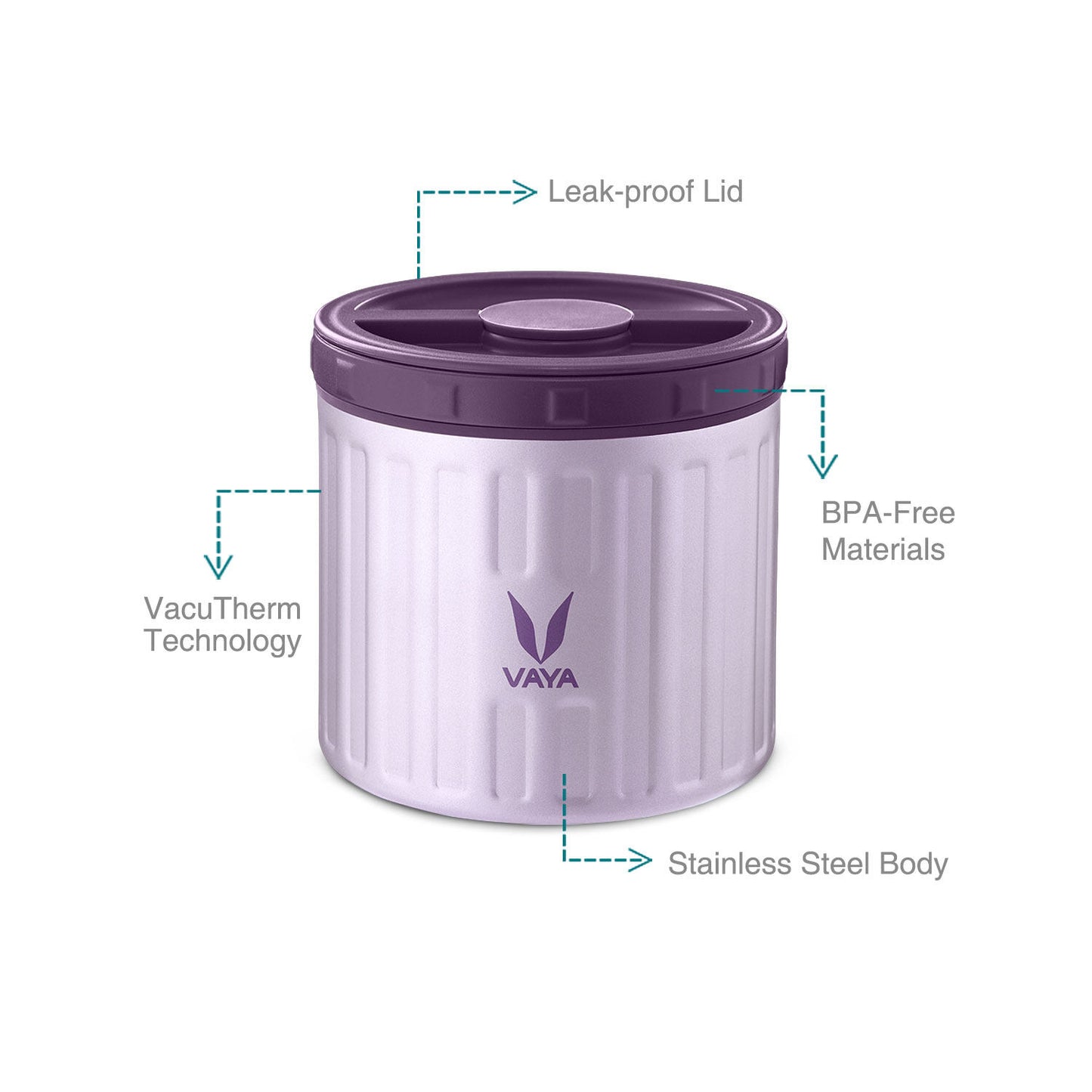 Preserve 300 ml - Vacuum Insulated Stainless Steel Meal Container, Salad Box, Meal Carrier, Portable Lunch Box, Fruit Box, 1 x 300 ml
