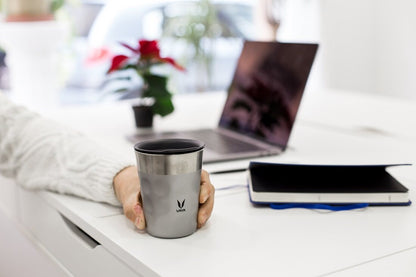 PopCup Stainless Steel Tumbler with Lid, Double Wall Vacuum Insulated Travel Mug, 250ml