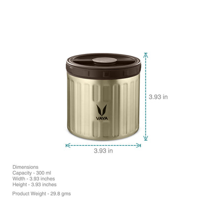 Preserve 300 ml - Vacuum Insulated Stainless Steel Meal Container, Salad Box, Meal Carrier, Portable Lunch Box, Fruit Box, 1 x 300 ml
