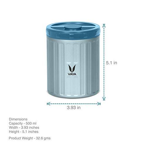 Preserve 500 ml - Vacuum Insulated Stainless Steel Meal Container, Salad Box, Meal Carrier, Portable Lunch Box, Fruit Box, 1 x 500 ml