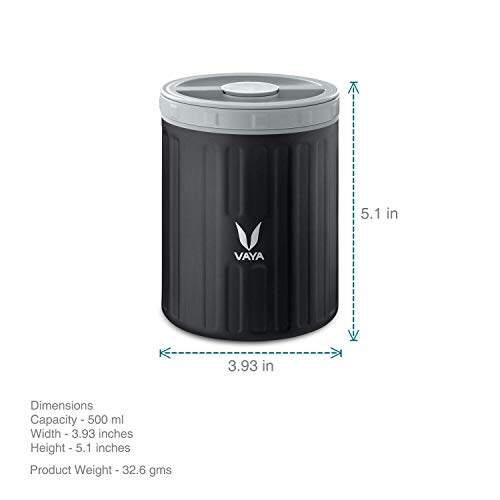 Preserve 500 ml - Vacuum Insulated Stainless Steel Meal Container, Salad Box, Meal Carrier, Portable Lunch Box, Fruit Box, 1 x 500 ml