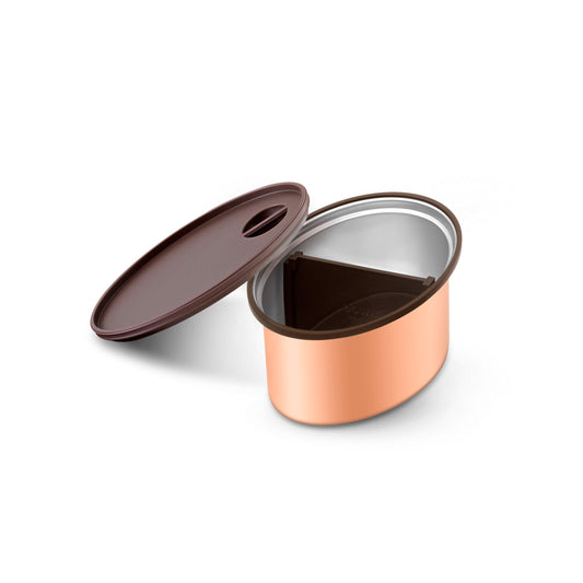Copper Finished Stainless Steel Single Container, 600 ml