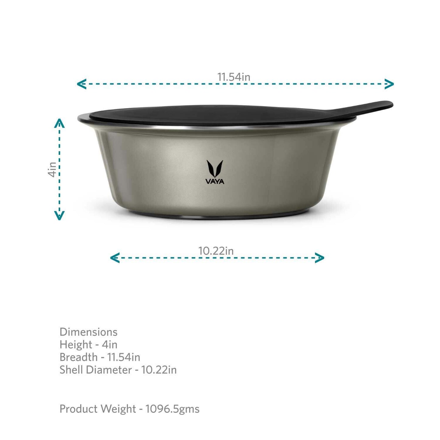 HauteCase - Stainless Steel Insulated Casserole With Lid | Hot Case Pot and Thermos Food Container | Hot Casserole Pot Pan with Lid 1.5L + Stack Lid