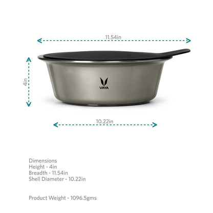 HauteCase - Stainless Steel Insulated Casserole With Lid | Hot Case Pot and Thermos Food Container | Hot Casserole Pot Pan with Lid 1.5L + Stack Lid