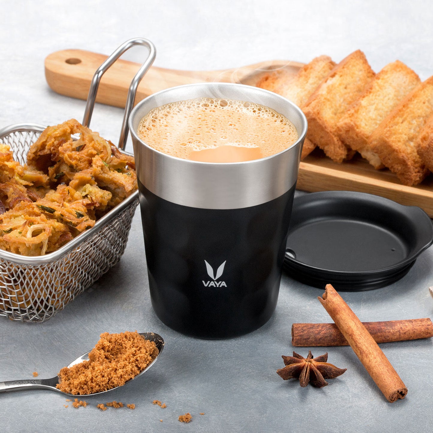 PopCup Stainless Steel Tumbler with Lid, Double Wall Vacuum Insulated Travel Mug, 250ml