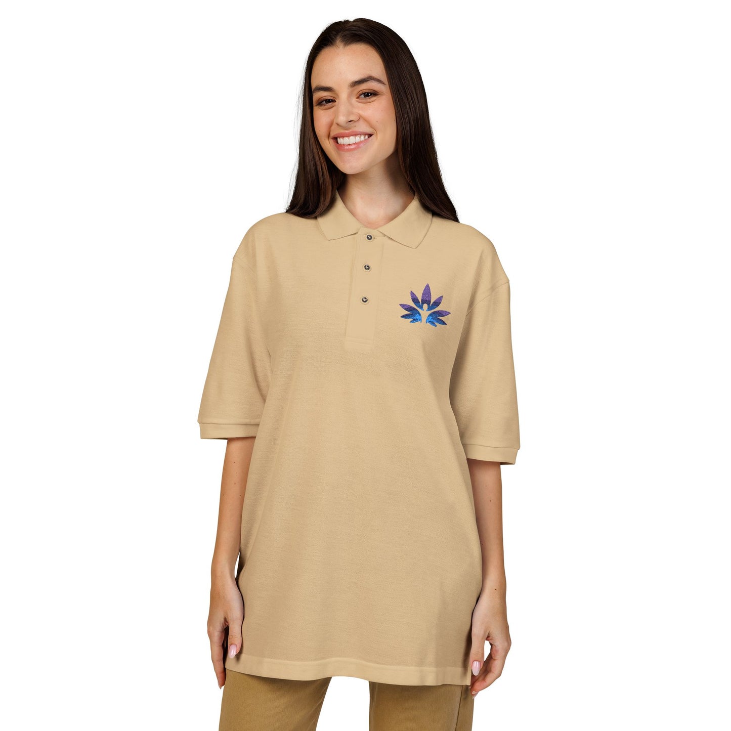 Embroidered Unisex Polo Shirt - Stylish Comfort for Everyday Wear