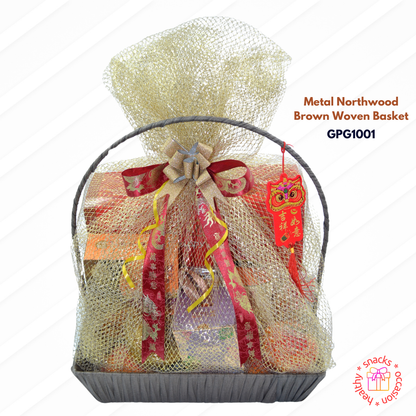 Golden Prosperity Gift Basket