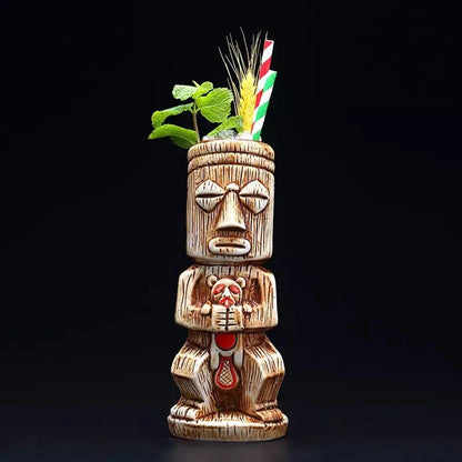 450ml Hawaii Tiki Ceramic Mug – Tropical-Themed Drinkware