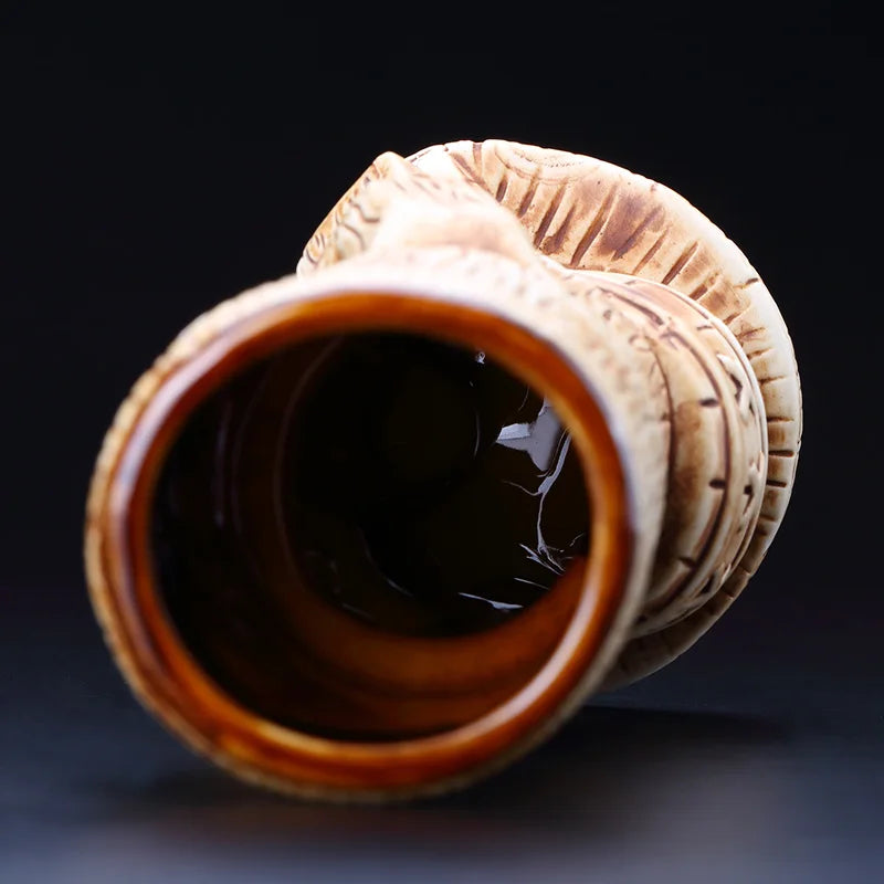 450ml Hawaii Tiki Ceramic Mug – Tropical-Themed Drinkware