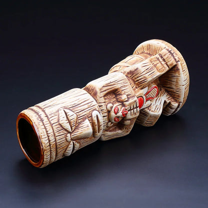 450ml Hawaii Tiki Ceramic Mug – Tropical-Themed Drinkware