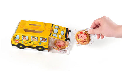 5PCS School Bus-Themed Candy & Snack Boxes – Fun Gift Packaging for Kids' Birthday & Back-to-School Parties!
