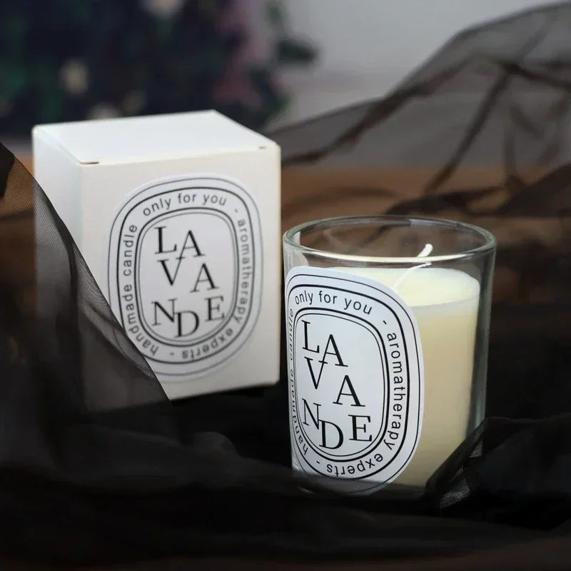 Luxury Scented Candle in Glass Jar – Aromatherapy Candle for Home, Wedding, & Gift Giving