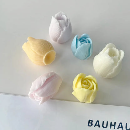 3D Tulip Silicone Mold – DIY Candle, Soap, and Craft Making Supplies