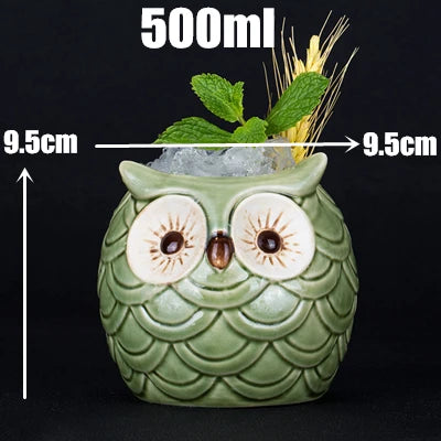 450ml Hawaii Tiki Ceramic Mug – Tropical-Themed Drinkware