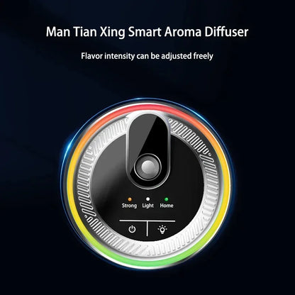 Car Air Freshener Smart Fragrance Diffuser 1000mAh Aroma Humidifier Starry Light Smell Distributor Interior Car Accessories