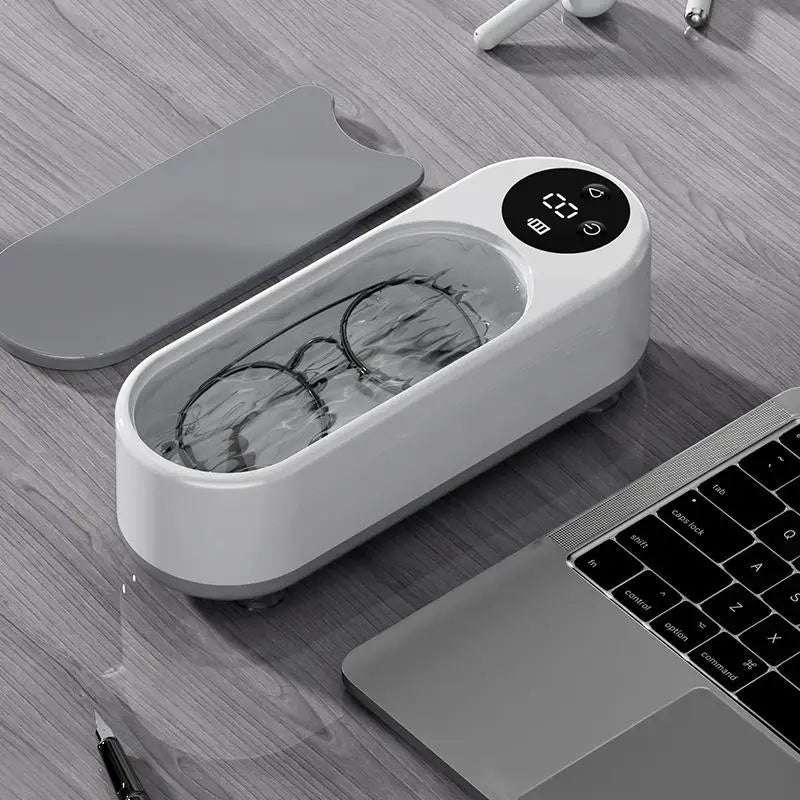 450ml Ultrasonic Cleaner – Portable Household Cleaning Machine for Jewelry, Glasses & More