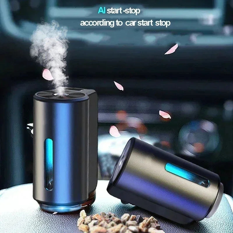 Car Air Freshener & Humidifier – Dual-Function Aroma Diffuser with Essential Oil