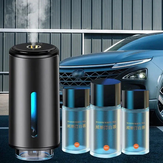 Car Air Freshener & Humidifier – Dual-Function Aroma Diffuser with Essential Oil