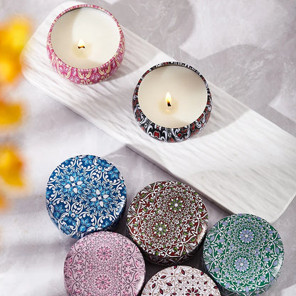 Obisesio 12-Piece Scented Candle Set – Natural Soy Wax Aromatherapy Candles for Home & Relaxation