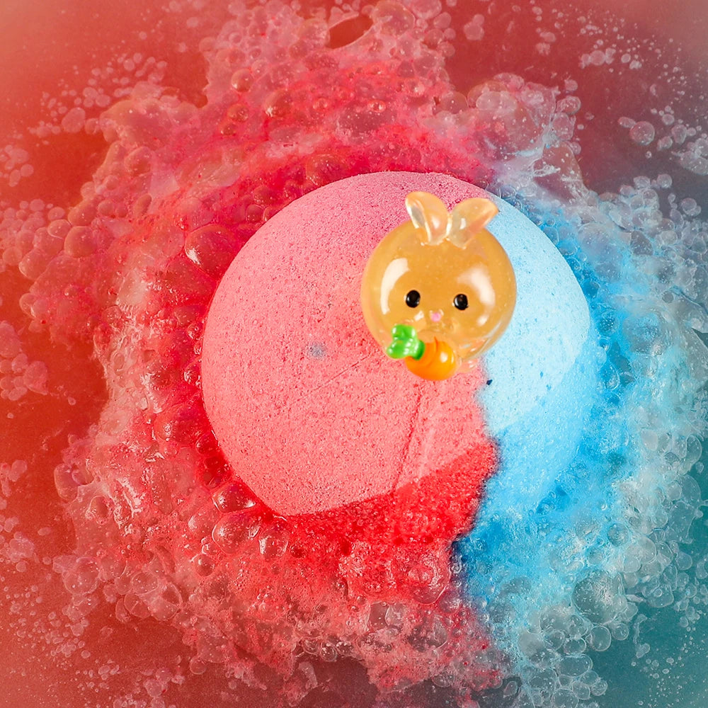 15-Pack Kids Bath Bombs with Surprise Toy Inside – Natural & Organic Bubble Bath Gift Set
