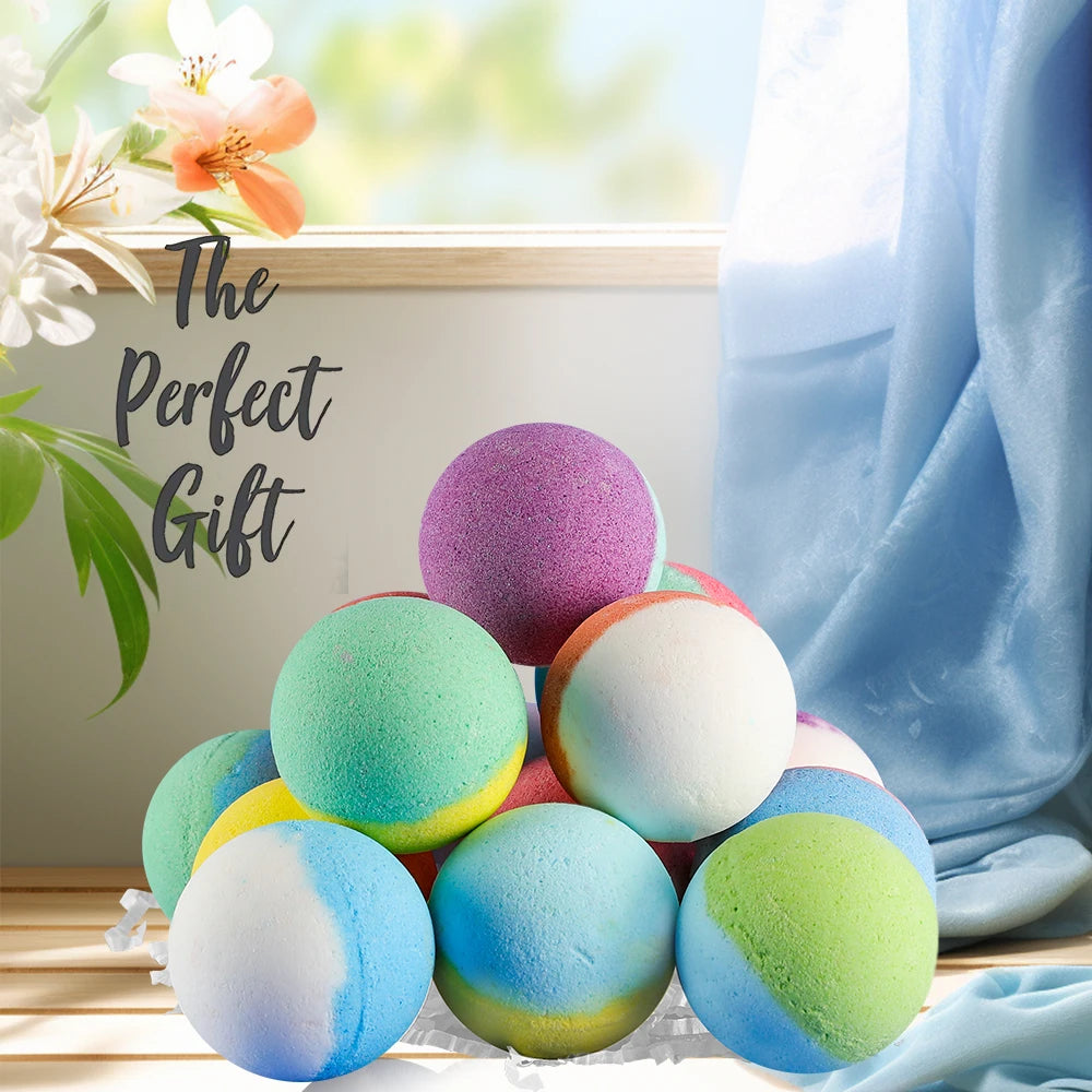 15-Pack Kids Bath Bombs with Surprise Toy Inside – Natural & Organic Bubble Bath Gift Set
