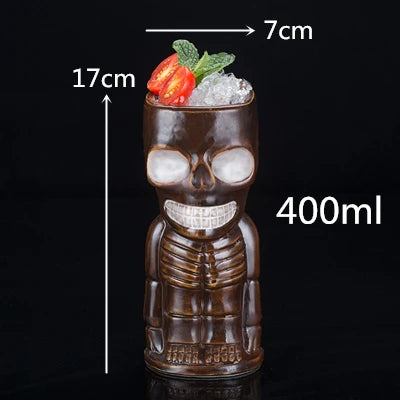 450ml Hawaii Tiki Ceramic Mug – Tropical-Themed Drinkware