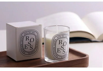 Luxury Scented Candle in Glass Jar – Aromatherapy Candle for Home, Wedding, & Gift Giving