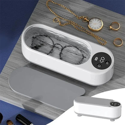 450ml Ultrasonic Cleaner – Portable Household Cleaning Machine for Jewelry, Glasses & More