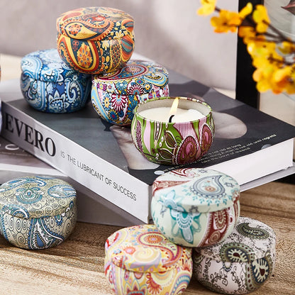 Obisesio 12-Piece Scented Candle Set – Natural Soy Wax Aromatherapy Candles for Home & Relaxation
