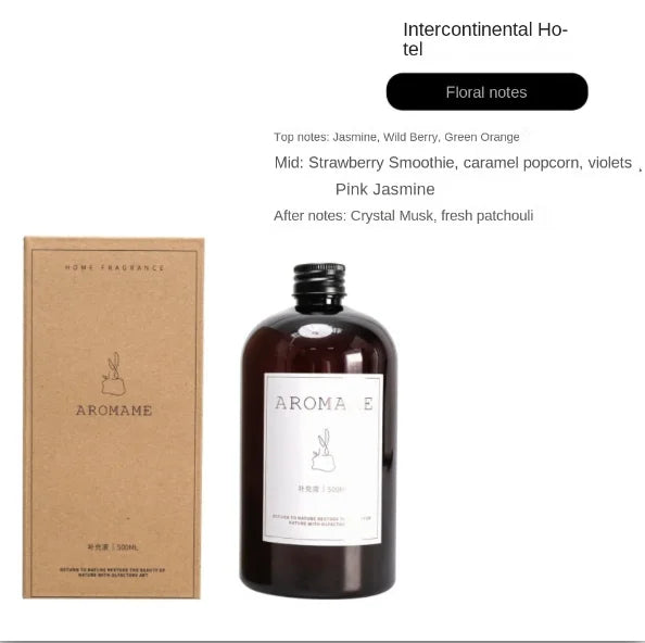 1000ml Burj Al Arab Reed Diffuser Oil Hilton Shangri-La Hotel Lasting Aromatherapy Fragrance Replacement Essential Oils for Home