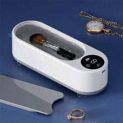 450ml Ultrasonic Cleaner – Portable Household Cleaning Machine for Jewelry, Glasses & More