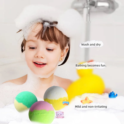 24-Pack Kids Bath Bombs with Surprise Toys Inside – Natural & Organic Bubble Bath Gift Set
