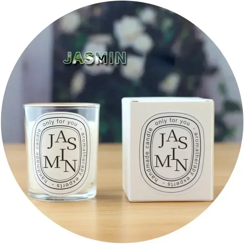Luxury Scented Candle in Glass Jar – Aromatherapy Candle for Home, Wedding, & Gift Giving