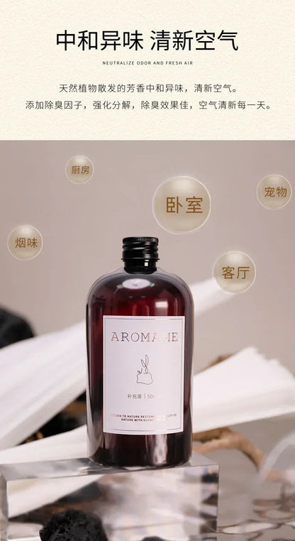 1000ml Burj Al Arab Reed Diffuser Oil Hilton Shangri-La Hotel Lasting Aromatherapy Fragrance Replacement Essential Oils for Home