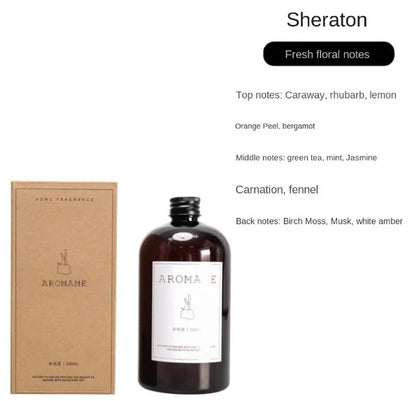 1000ml Burj Al Arab Reed Diffuser Oil Hilton Shangri-La Hotel Lasting Aromatherapy Fragrance Replacement Essential Oils for Home