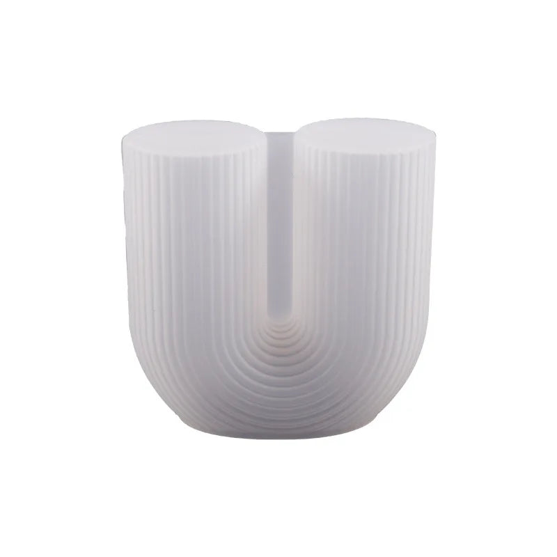 U-Shape & Geometric Silicone Candle Mold – DIY Arch, Cube & Striped Wax Molds for Home Décor & Crafts