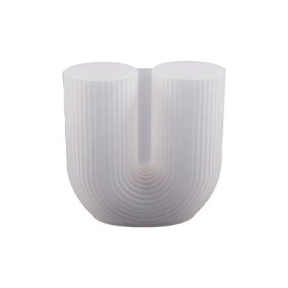 U-Shape & Geometric Silicone Candle Mold – DIY Arch, Cube & Striped Wax Molds for Home Décor & Crafts